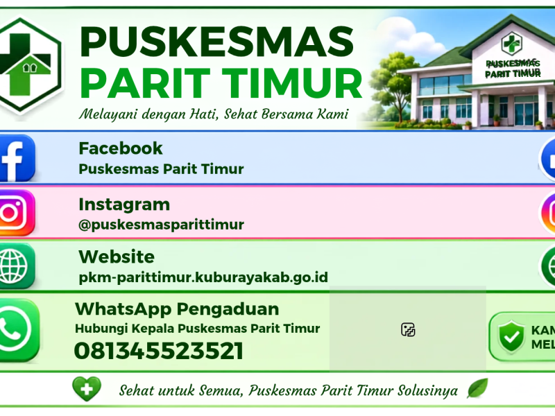 Akses Informasi Puskesmas Parit Timur 