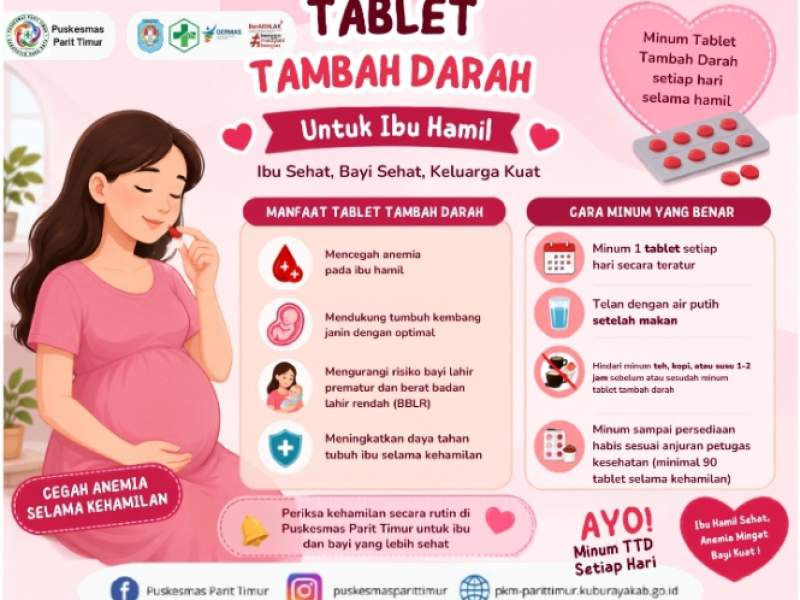 Tablet Tambah Darah Untuk Ibu Hamil 